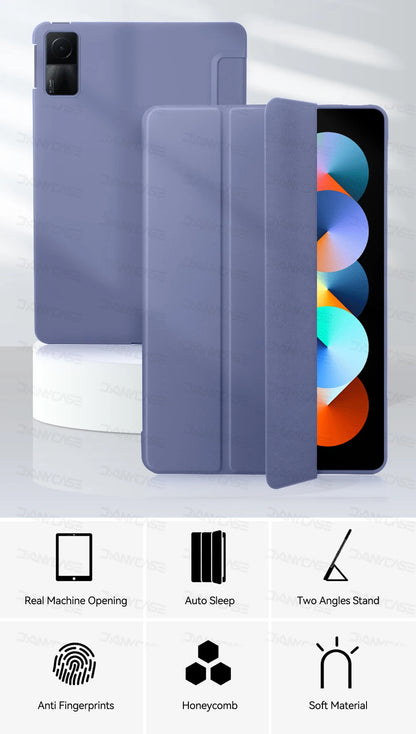 For Xiaomi Redmi Pad Pro 12.1" 2024 Case Flip Stand PU Protective Cover for RedMi Pad SE 11in 2023 Tablet Accessories