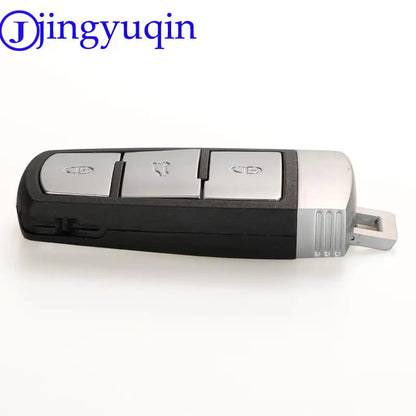 jingyuqin 3 Buttons Flip Smart Car Remote Key Fob with ID48 Chip 3C0959752BA 433MHZ ID48 For VW Passat B6 3C B7 Magotan CC