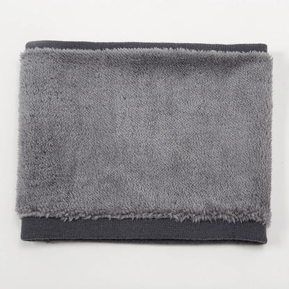 2023 Winter Warm Scarf For Women Knitted Neck Scarves Rings Plush Solid Men's Collar Ring Female Foulard Neckerchief