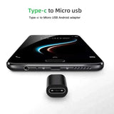 10-1Pcs Micro USB Female To Type C Male Adapter OTG Converter Micro-B To USB-C Connector Phone Charger Cable Adapter For Samsung