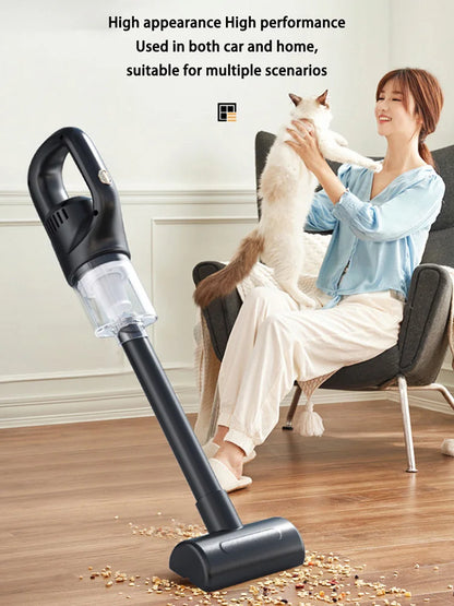 Aspiradora de mano inalámbrica XIAOMI MIJIA 85000000Pa, húmeda y seca, inteligente, con control remoto, recargable, para el hogar, el coche y las mascotas.