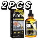 Óleo Capilar com Biotina e Colágeno – Sérum Fortalecedor para o Couro Cabeludo com Extratos Naturais de Alecrim e Ginseng – Para Mais Volume e Espessura – Indicado para Todos os Tipos de Cabelo