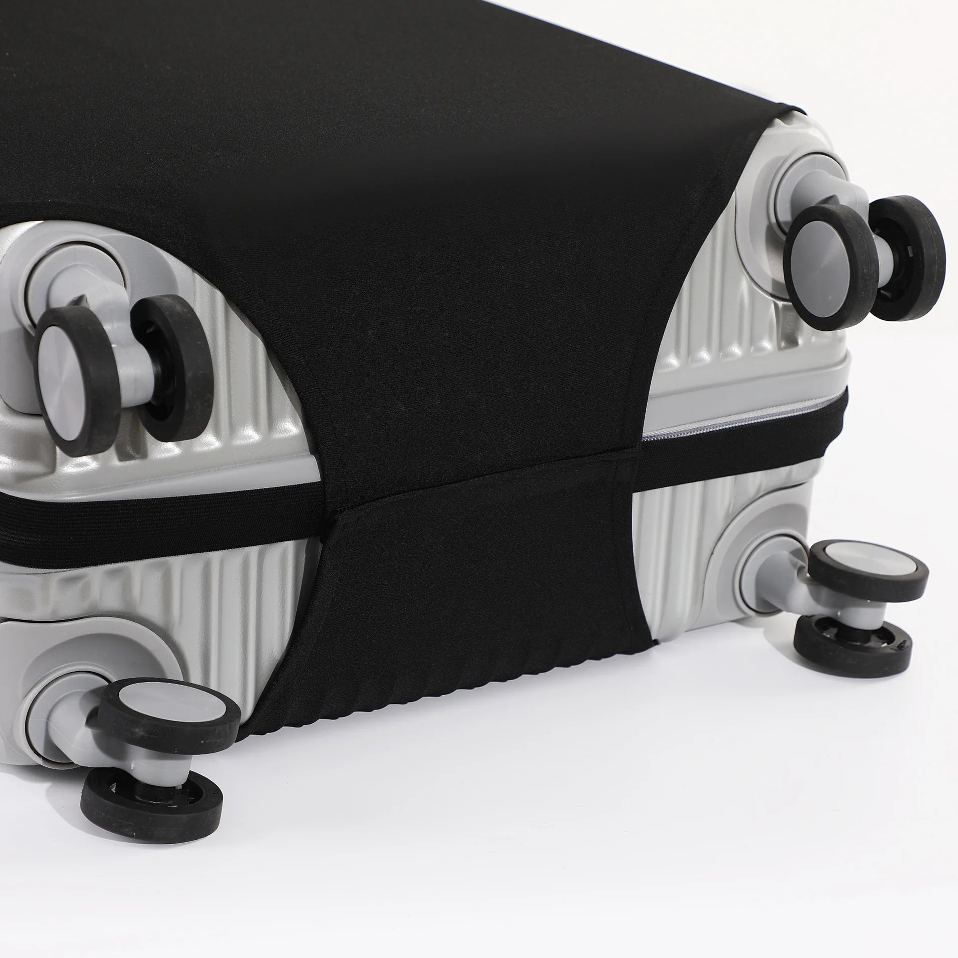 Elastic Dustproof Cover for Luggage Modern Simple Style Travel Bag Protector Polyester Spandex Material Suitcase Outer Shell