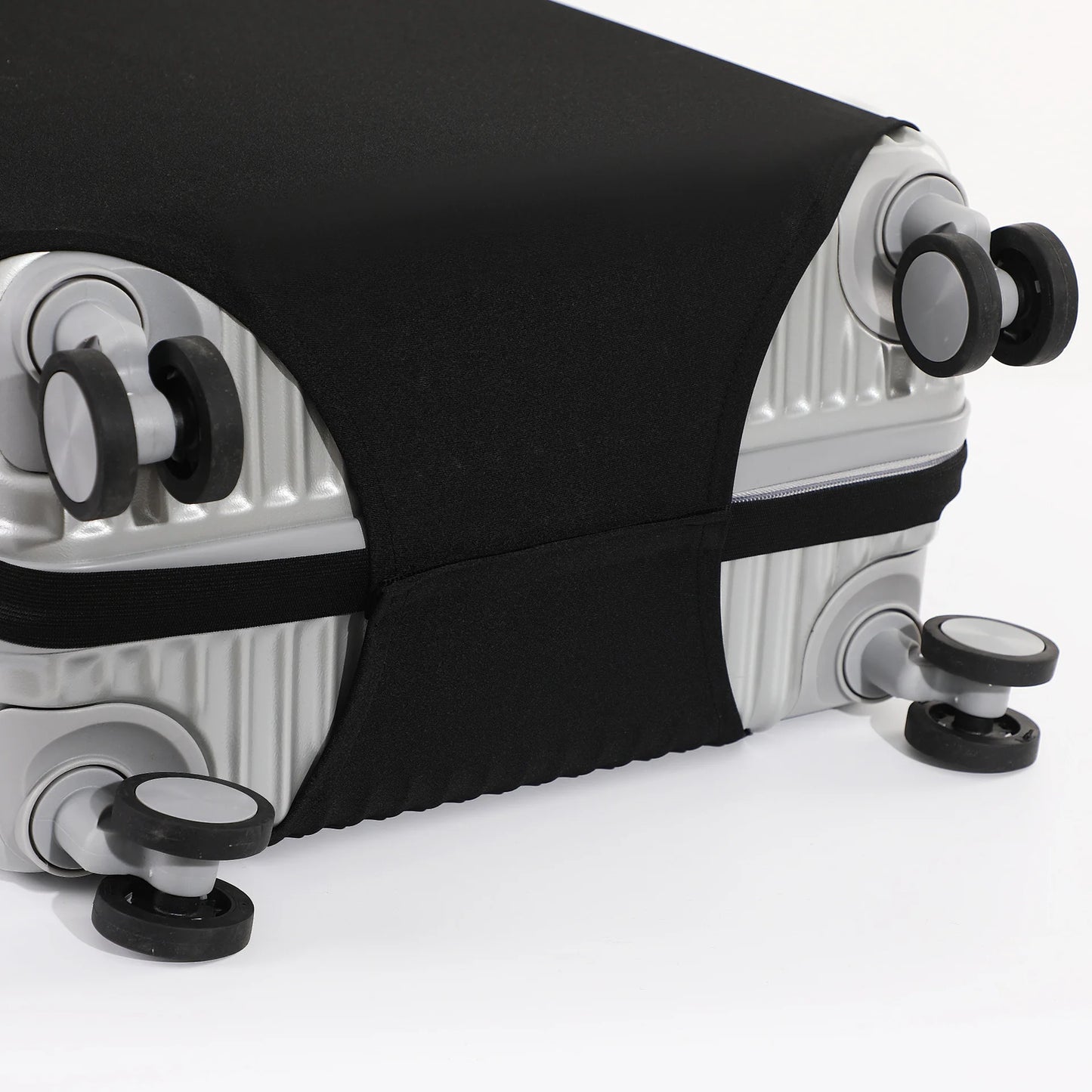 Elastic Dustproof Cover for Luggage Modern Simple Style Travel Bag Protector Polyester Spandex Material Suitcase Outer Shell