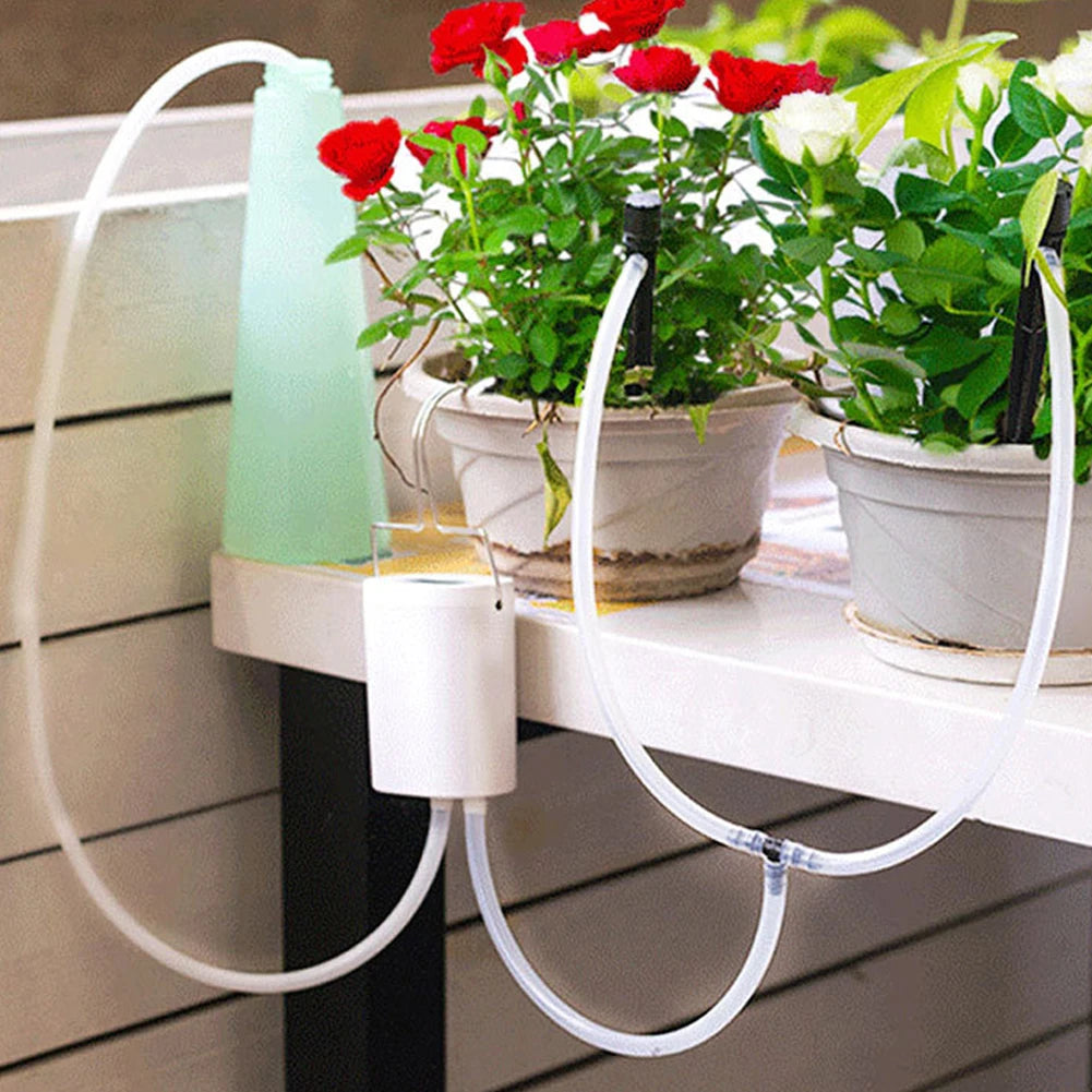 Bomba de riego automática para plantas y flores, 2/8/16 cabezales, accesorios de jardín, aspersor, dispositivo de riego por goteo, kit de sistema de agua