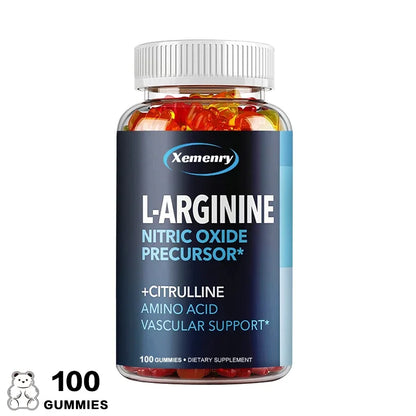 Arginine Supplement Gummies, Nitric Oxide Supplement with L-Citrulline, Citrulline and Essential Amino AcidsSupplement