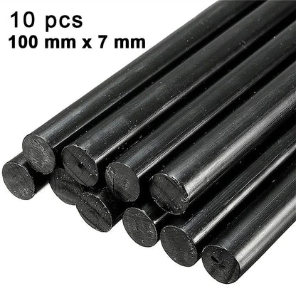 Car Glue Sticks Cars Body Dent Repair Glue Sticks Black High Viscosity Hot Melt Glue Strong Adhesion Stick Car Repair Tool 10pcs