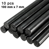 Car Glue Sticks Car Body Dent Repair Glue Sticks Black High Viscosity Hot Melt Glue Strong Adhesion Stick Car Repair Tool 10pcs