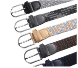 Elastic Nylon Unisex Casual Knitted Pin Buckle Jeans Belt Woven Canvas Elastic Expandable Stretch Waistband for Women Men Girdle