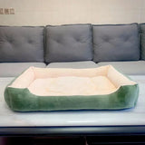 Large Pet House Dog Bed Cat Mat Long Plush Deep Sleeping Warm Soft Small Dog Cushion Calm Beds for Puppy Chihuahua