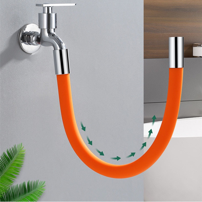 360° Rotating Silica Gel Faucet Extender Flexible Bending Bathroom Faucet Sink Universal Splash Extender Kitchen Accessories