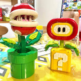 2026 MOC-Tree Supers Chomper Flower Brothers Bouquet Perpetual Home Decoration Plant Potted Model Building Block Bricks Gift Set