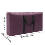Unisex Large Capacity Luggage Bag Travel Clothes Storage Bags Zipper Oxford Weekend Bag Thin Portable Moving Luggage Bags
