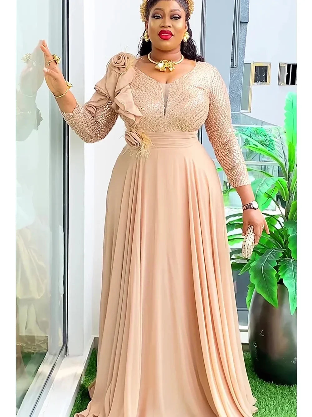 Vestidos africanos elegantes para mujer 2025, nueva ropa africana, tallas grandes, Turquía, boda, fiesta, vestido largo Dashiki, trajes Ankara, bata