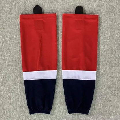 1 Pair Multiple Colors Knit Ice Hockey Socks 100% Polyester Team Training Socks Practice Socks Hockey Equipment Sports Sock