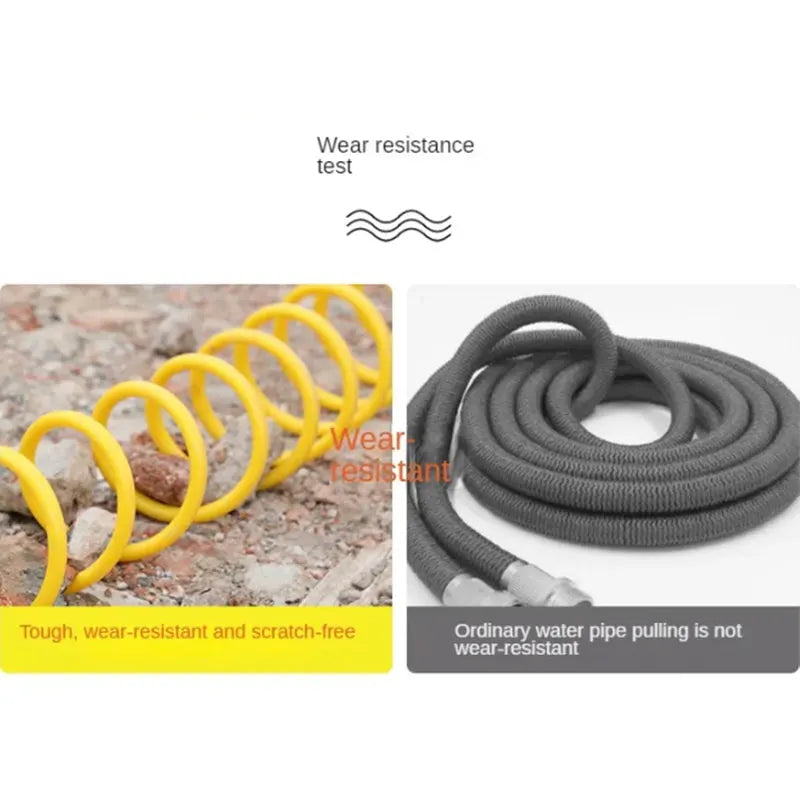Car Wash water gun high-pressure household sprinkler washing garden balcony expansion and pressurization hose brush car wash