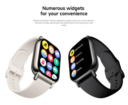 Global Version Xiaomi Redmi Watch 5 Lite 1.96" AMOLED up to 18 days battery built-in GNSS 150+ modes smart watch Bluetooth® call