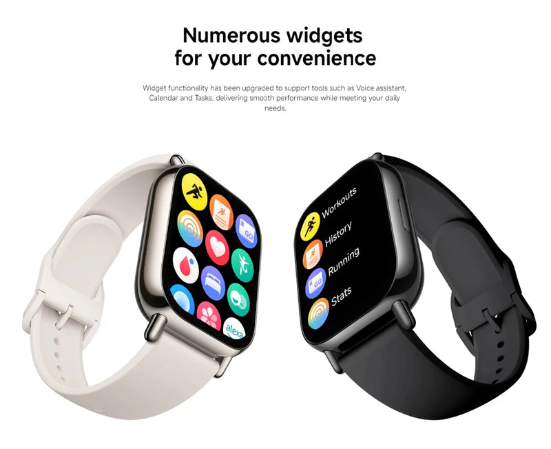 Global Version Xiaomi Redmi Watch 5 Lite 1.96" AMOLED up to 18 days battery built-in GNSS 150+ modes smart watch Bluetooth® call