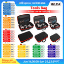 HILDA Large Capacity Tools Bag 3-size Available With Red Edges Tools Waterproof Tool Bags Electrician Hardware Tools Bag