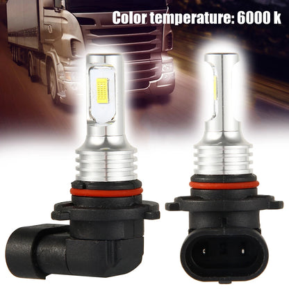 2Pcs Car HB3 LED Bulbs 9005 Headlight Kit Fog Bulb Lamp Light 6000K Xenon White Automotive Fog Lights Turbo Mini Lamp Headlights