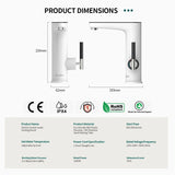 Briwellna Electric Water Heater 220V Kitchen Faucet Tankless Geysers Faucet Heater Heating Tap Instantaneous Heaters Robinet