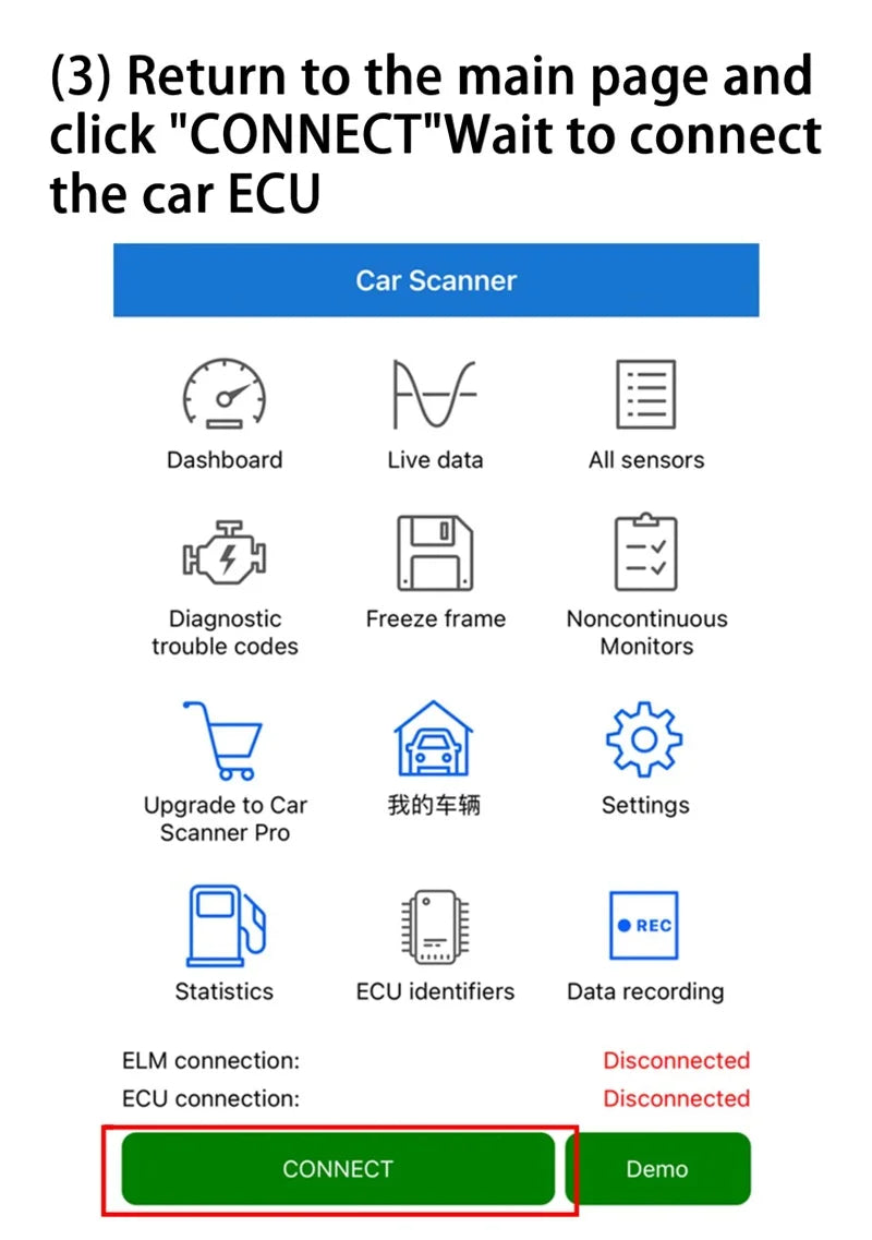 Mini ELM327 V2.1 OBD2 Scanner Code Reader For Android /IOS Bluetooth Car Diagnostic Tool Automotive Fault Detector