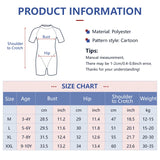 Baby Boy One-piece Swimsuit Short Sleeve Swimwear For Kids Toddler Girls Cartoon Unicorn Infant Korea Child Bathing Suit 원피스수영복