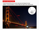 SNDWAY Telescope Laser Range Finder Digital Distance Meter Hunting Monocular Golf Rangefinder LCD Display Roulette Tape Measure
