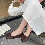 Women Flats Tabi Ninja Shoes Woman Ladies Microfiber Leather Comfy  Flats Split Toe Slippers Soft Bottom Loafers Solid Brief La