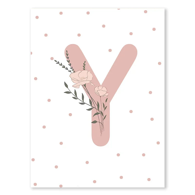 Pink Butterfly Wall Art Nursery Canvas Prints Painting Sun Rainbow Daisy Heart Posters Kawaii Pictures for Kids Girl Room Decor