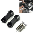 Motorcycle Rearview Mirrors Extension Riser Extend Adapter Mirror Extender Adapters Riser Supplies Rear View Base Mirrors Black