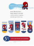 5 Pairs Children Socks Spider-Man Kids Boys Short Socks Iron Man Captain America Cartoon Baby Summer Spring Mesh Socks 1-12Y
