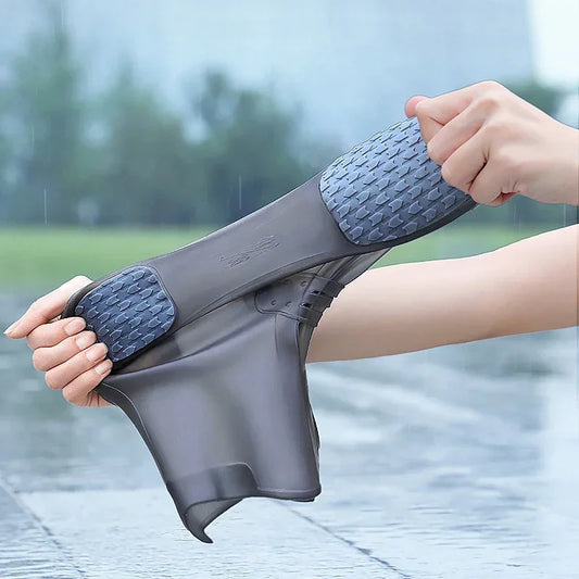 Fundas Para botas De lluvia impermeables antideslizantes Para Zapatos Cubre Zapatos Para La Lluvia De Silicona Cubierta Ipermeable Para Lluvia XXL