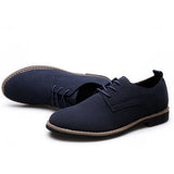 Luxury Men's Oxford Shoes, High-Quality Suede Leather Business Casual Shoes for Men, Lace-Up Men's Party Wedding Shoes, Plus Size