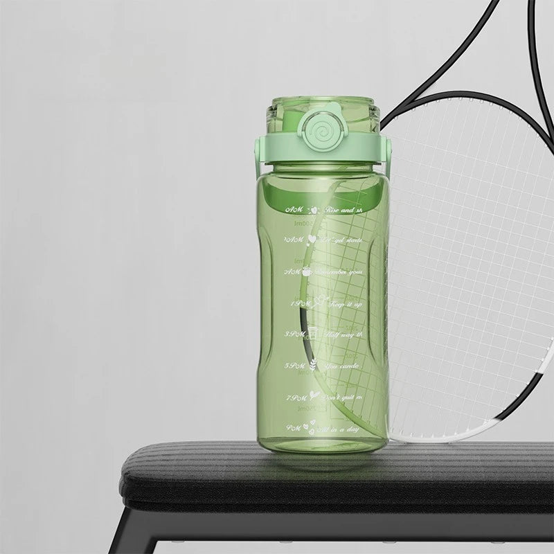 1.5L-2L Summer Large Capacity Kettle, Double Drinking Cup, Outdoor Sports Fitness Water Bottle, Straw Cup Drinking Utensils