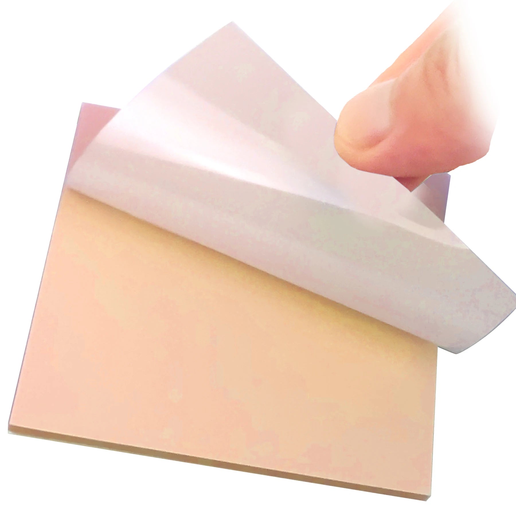 50 Sheets Creative Transparent PET Waterproof Sticky Note Pads Notepads Post-its for School Stationery Office Supplies