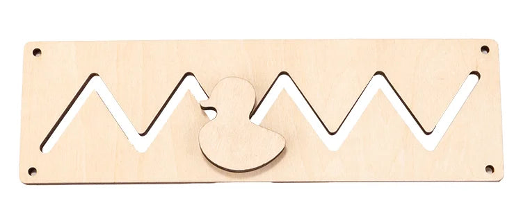 Kindergarten Montessori Wooden Busy Board Castle Gear Crocodile Zippers Geometric Jigsaw Puzzles Montessori Toy Educational Toys
