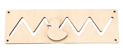 Kindergarten Montessori Wooden Busy Board Castle Gear Crocodile Zippers Geometric Jigsaw Puzzles Montessori Toy Educational Toys