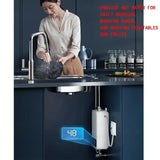 ATWFS Instant Water Heater 220V 4600W Portable Electric Heaters for Bathroom Hot Water Shower and Home Kitchen Heating