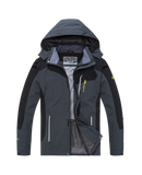 Men's Waterproof Hiking Jacket Large Size Windproof Windbreaker Camping Hunting Running Trekking Fishing Coat Men Outdoor