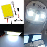 4X T10 C5W Car Led Cob 16/24/36/48SMD White Parking Bulb Auto Interior Wedge Reading Lamp Door Dome Festoon License Plate Light