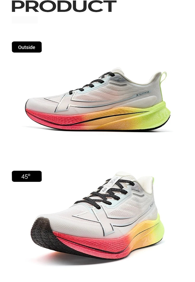 Xtep Women's Running Shoes 2000km 3.0 2025 Spring Lightweight Cushioned Wear-Resistant Training Jogging Sneakers 875118110034