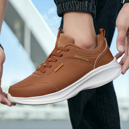 Autumn Light Men Sneakers Lace Up Casual Shoes For Men Cushioning Men Sport Shoes For Running Winter Waterproof Walking Shoes