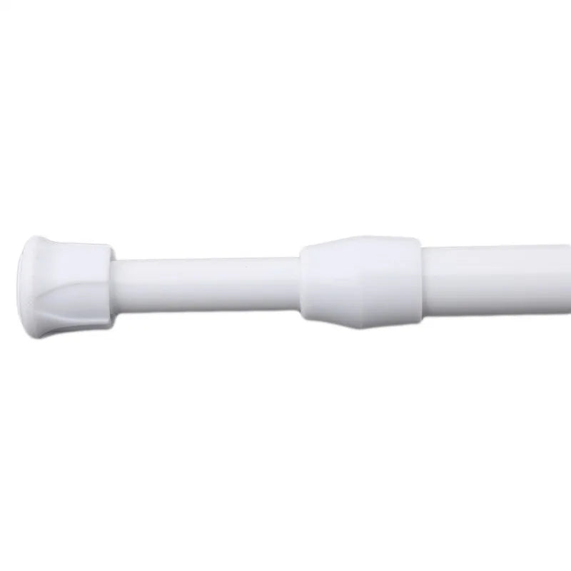 1Pc New Retail Adjustable Spring Loaded Bathroom Shower Curtain Rod Tension Extendable Telescopic Poles Rail Hanger