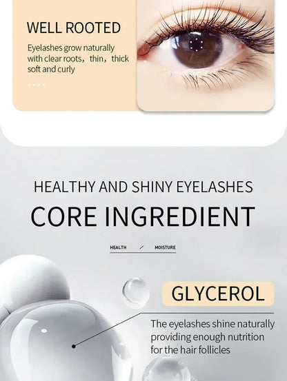 Fast Eyelash Growth Serum Natural Eyelash Eyebrow Enhancer Longer Fuller Thicker Lashes Nourish Treatment Eye Beauty Care Makeup