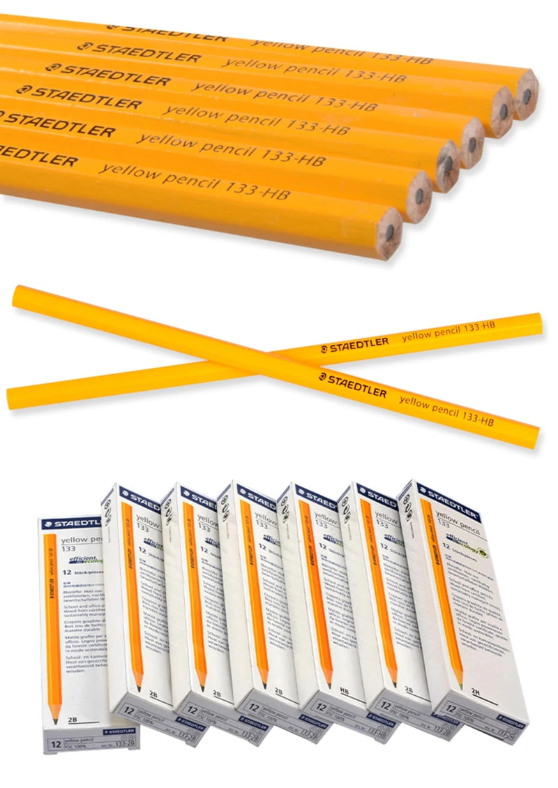 12pcs STAEDTLER Pencil HB/2B School Stationery Office Supplies Drawing Sketch Pencil Student Art Supply