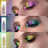 Chrome Shifting Pigments Chameleon Liquid Eyeshadow Shiny Long-Lasting Multichrome High Eyeshadow Liquid Eye Makeup Art Cosmetic