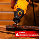 DEKO Kit de herramientas rotativas de 220v, herramientas rotativas manuales eléctricas Mini para madera/Metal, máquina perforadora amoladora eléctrica