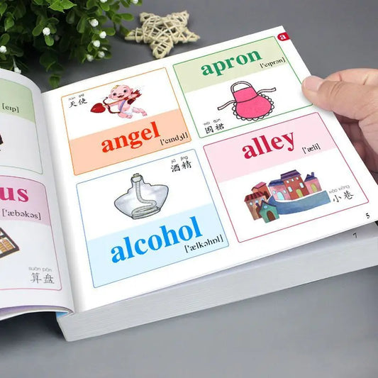 Children's English Words for Daily Life, Oral English Conversation, Vocabulary, Zero-based Entry Book, Children's English