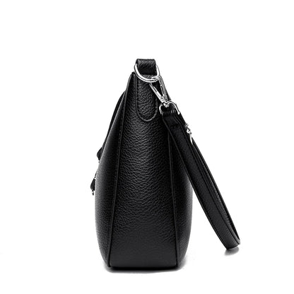 Genuine Brand Women's Soft Leather Shoulder Bags Luxury Designer Crossbody Bags Ladies Casual Tote Bag Messenger Commuting Sac